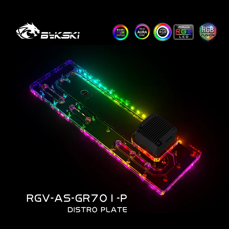 BYKSKI Distro Plaat Acryl Rese - Distro Plate Ddc Pump Combo recensie en prijs